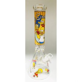 The Simpsons Beaker Glass Bong (36cm)