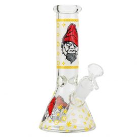 Crazy Gorilla Beaker Glass Bong Yellow