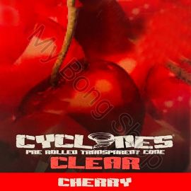 Cyclones Clear Pre Rolled Cone Cherry