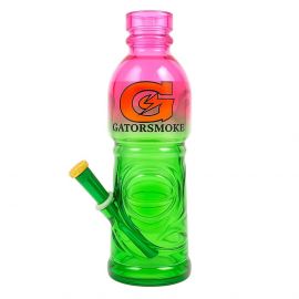 Gator Smoke Glass Bong Pink and Green (24cm)