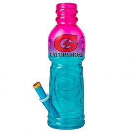 Gator Smoke Glass Bong Pink and Blue (24cm)