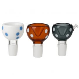 Dotted Glass Cone Piece 19mm