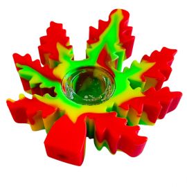 Leaf Shape Silicone Smoking Pipe