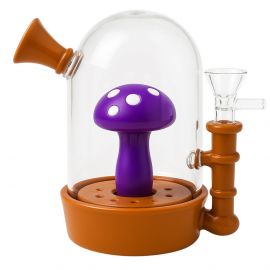 Mushroom Silicone and Glass Dome Bong