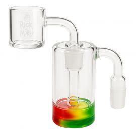 Rick and Morty Glass and Silicone Ash Catcher (14mm)