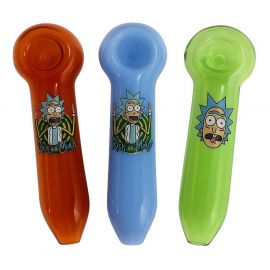Rick and Morty Glass Dry Pipe