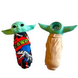 Yoda Silicone Smoking Pipe