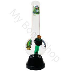 Medium Glass Bong Wacked Out Rick