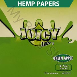 Juicy Jays 1 1/4 Flavoured Rolling Papers Green Apple