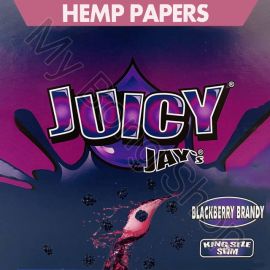Juicy Jays King Size Slim Flavoured Rolling Papers Blackberry Brandy