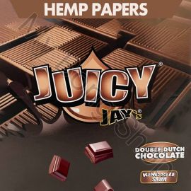Juicy Jays King Size Slim Flavoured Rolling Papers Double Dutch Chocolate