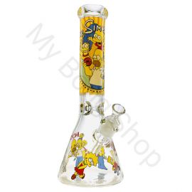 Family Portrait - Simpsons Beaker Glass Bong (36cm)