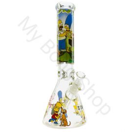 Homer Hugging Marge - Simpsons Beaker Glass Bong (36cm)