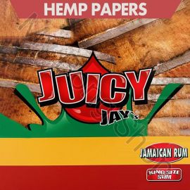 Juicy Jays King Size Slim Flavoured Rolling Papers Jamaican Rum