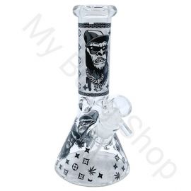 Crazy Gorilla Beaker Glass Bong Black