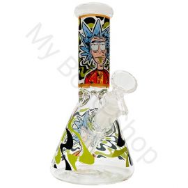 Rick and Morty Small Beaker Glass Bong 4