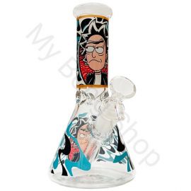 Rick and Morty Small Beaker Glass Bong 3