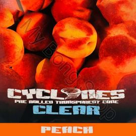 Cyclones Clear Pre Rolled Cone Peach