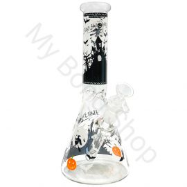 Halloween Medium Beaker Glass Bong 4