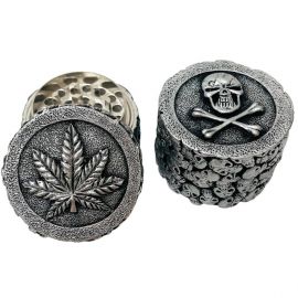 Metal Grinder with Gun Metal Design