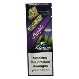 Kingpin Hemp Wrap 4-Pack Purple