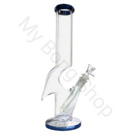 Medium All Glass Bong with Fin